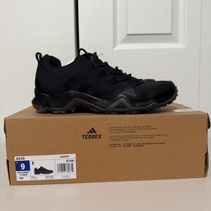 Adidas Terrex AX2S Men's Black Hiking Shoe, Q46587, Athletic Sneakers Sz 9